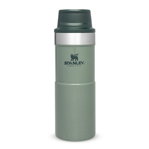 Stanley CLA 355ml/12oz Trgr-Actn Trav Mug H. Green