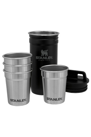 Stanley Adventure Nesting Shot Glass Set 0.59ML / 2OZ Matte Black