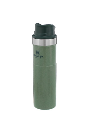 Stanley Classic Trigger Action Travel Mug 0.47L / 16OZ Hammertone Green