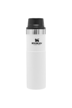 Stanley Classic Trigger Action Travel Mug 0.47L / 16OZ Polar White