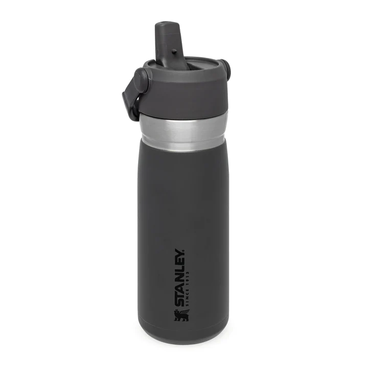 Stanley GO 650ml/22oz Flip Straw Wtr Btl Charcoal