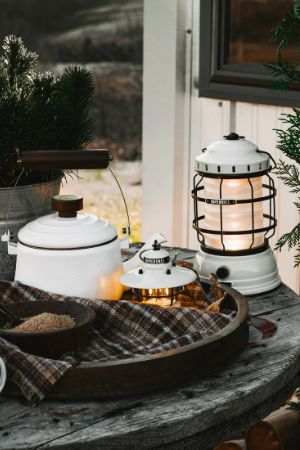 Forest Lantern (Vintage White)