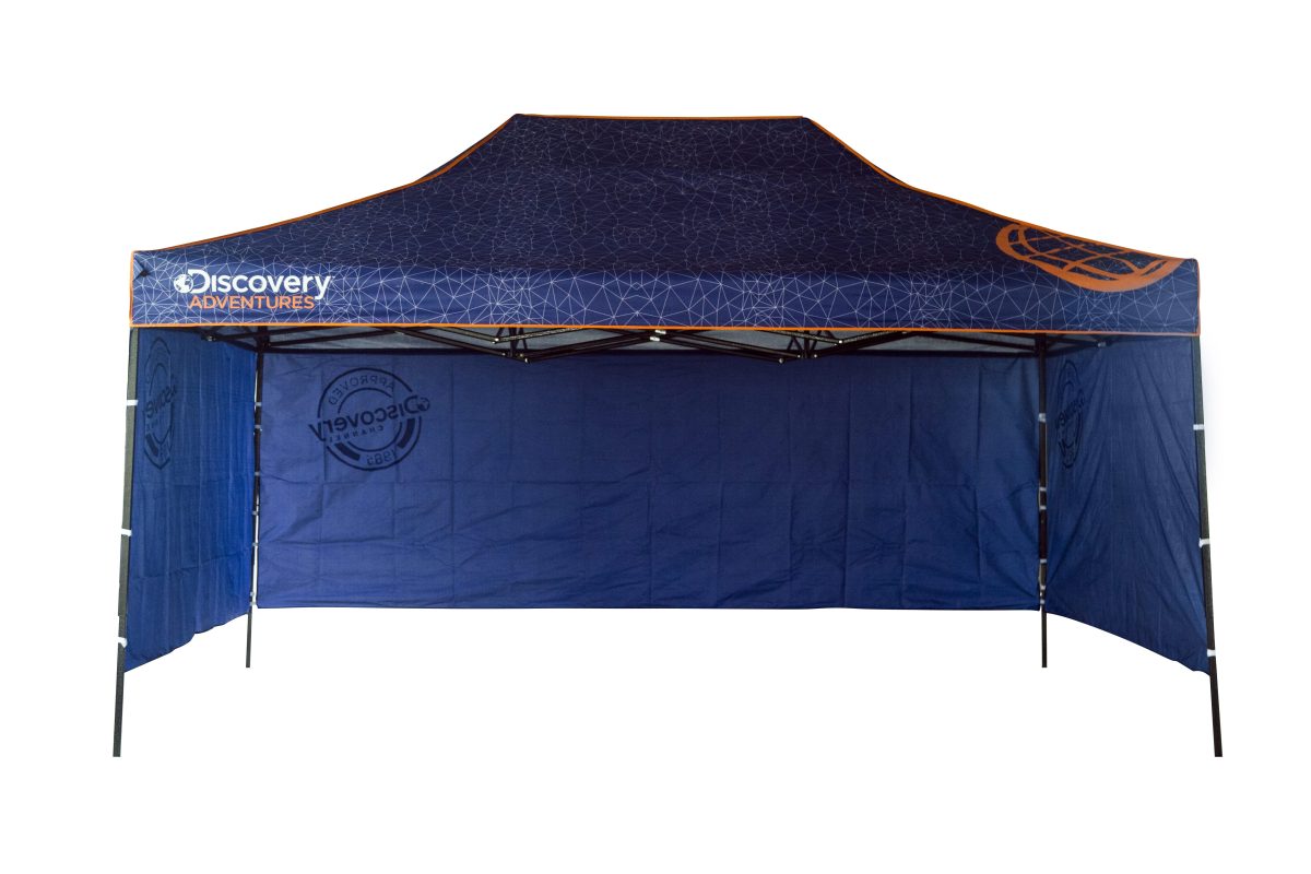 Discovery 30 Gazebo with 3 side panels