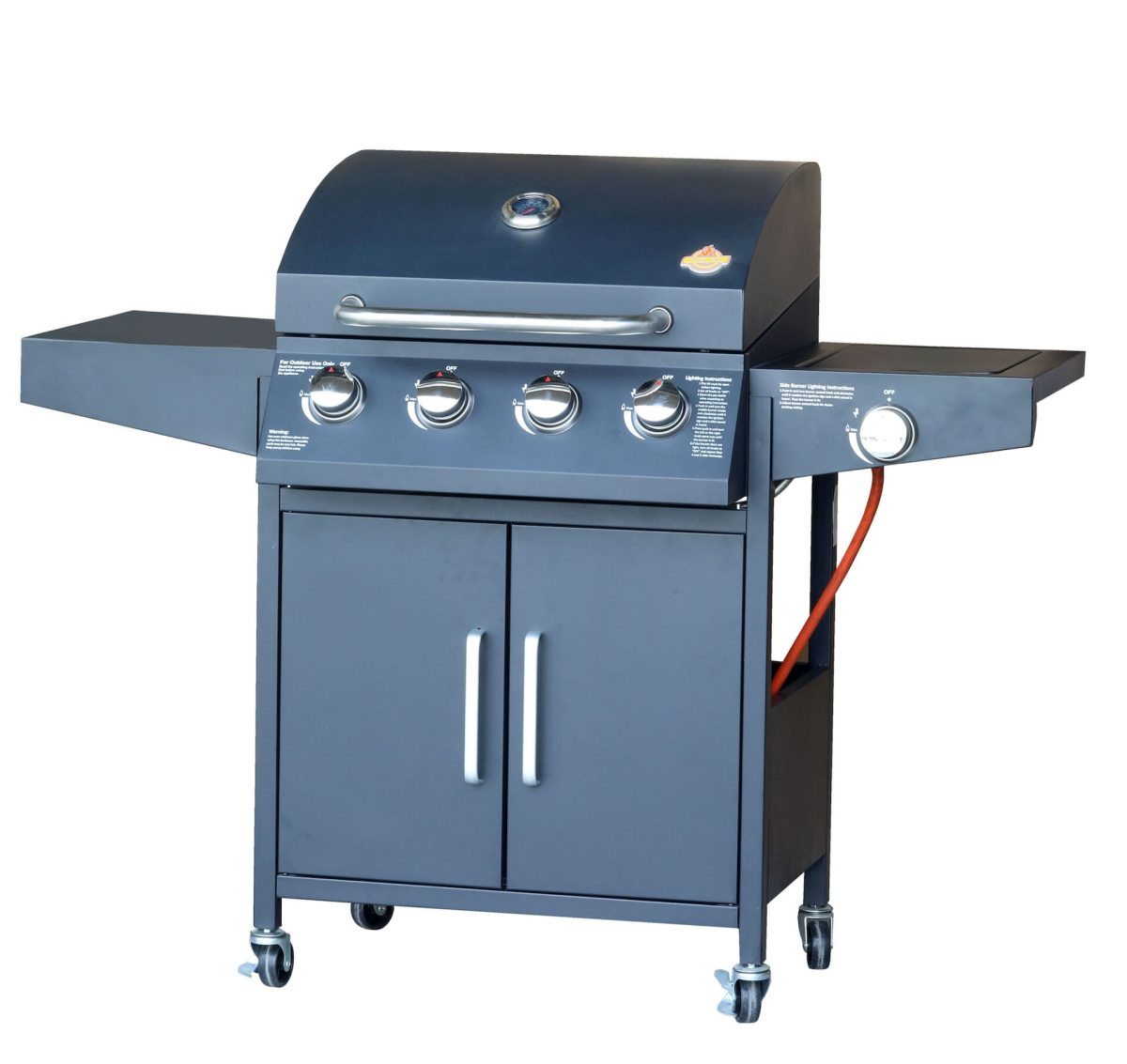 Pure Fire 4 Burner + Side Gas Grill