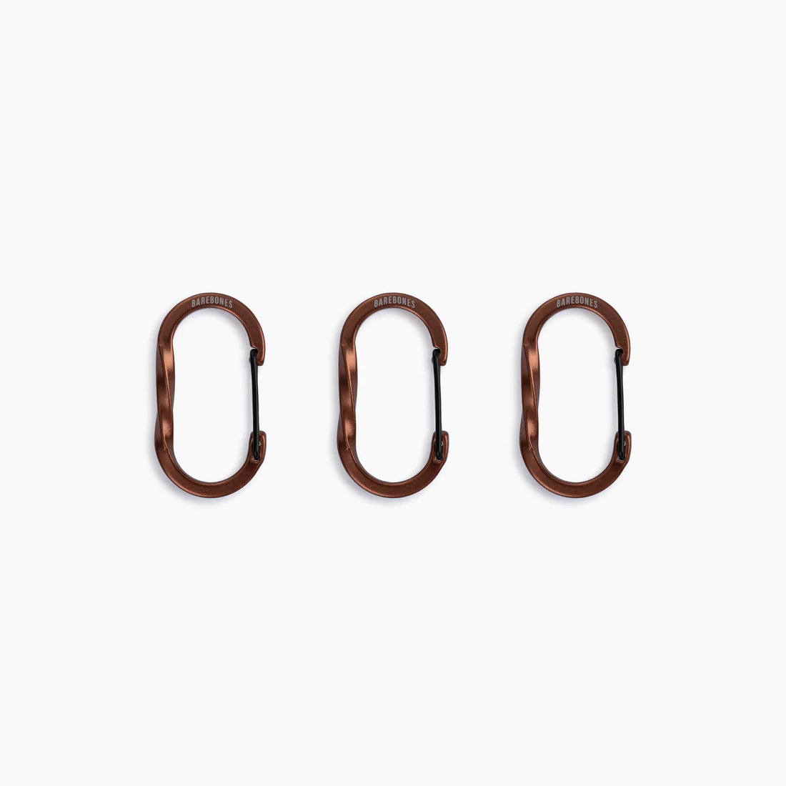 Wiregate Carabiner Small 3pc – Copper