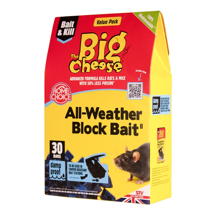 ALL-WEATHER BLOCK BAIT – 10G X 30