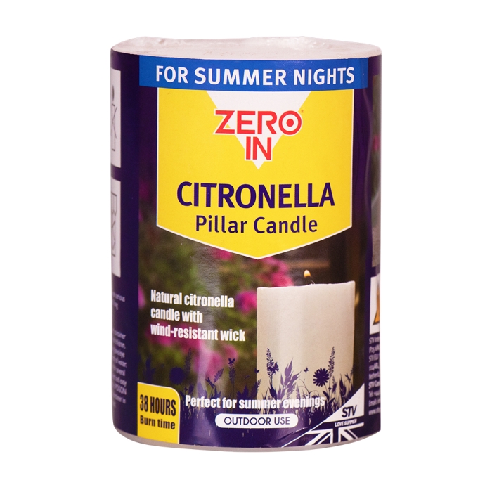 Citronella Pillar Candle