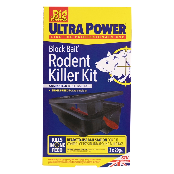 Block Bait Rodent Killer Kit