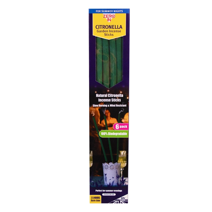 Citronella Garden Incense Stick - 6-Pack