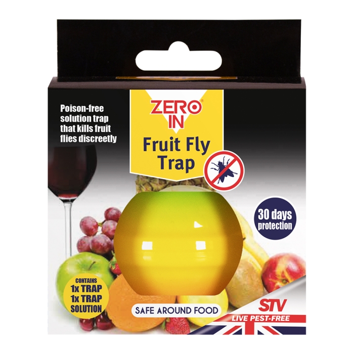 Ready-Baited Fruit Fly Trap