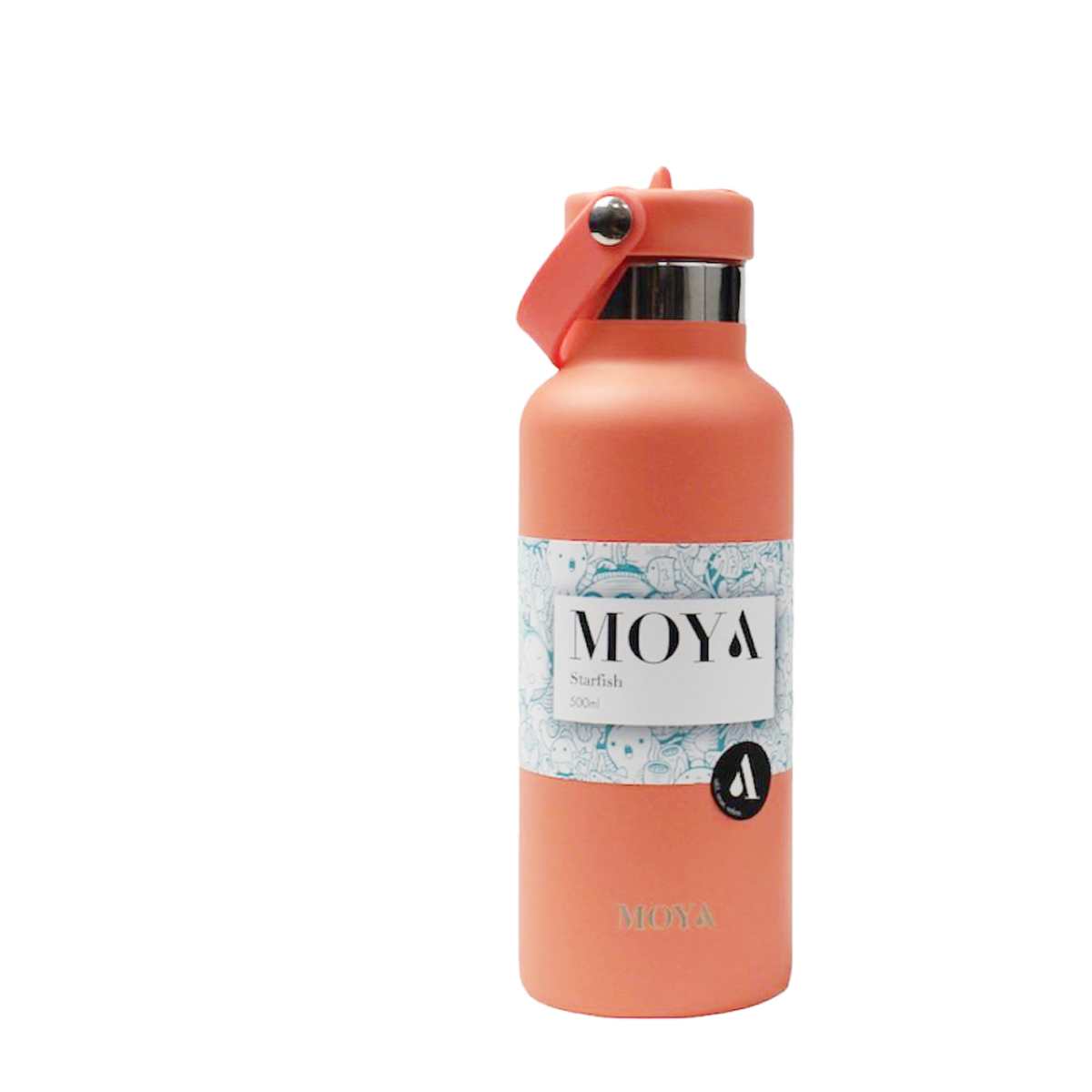 Moya “Starfish” 500ml Insulated Sustainable Water Bottle Coral