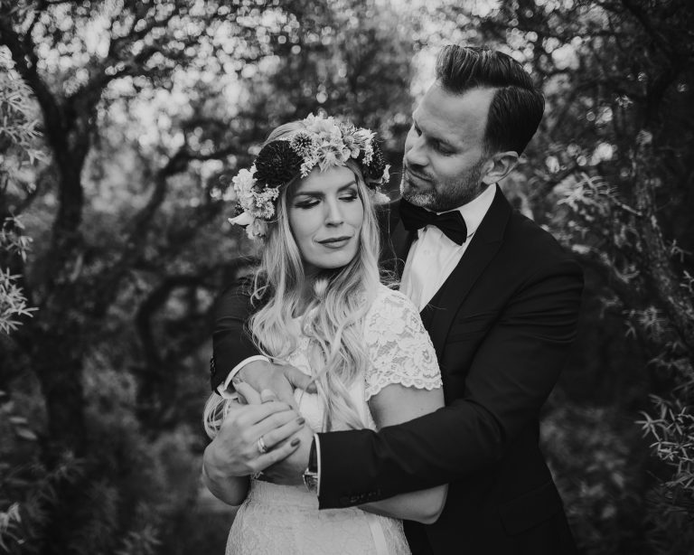 Strandbryllup på vakre Stokkøya