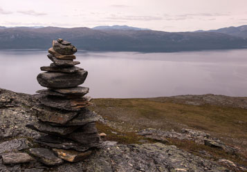 National Park Abisko, steenmannetjes.