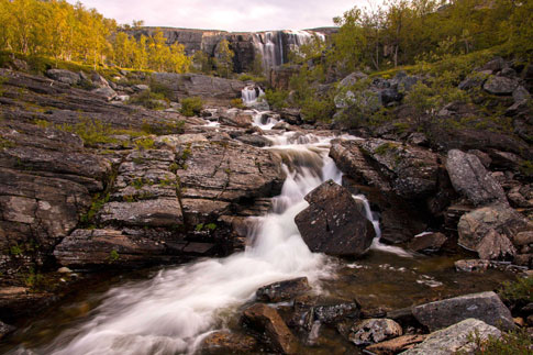 Orrvos Waterfall Alta