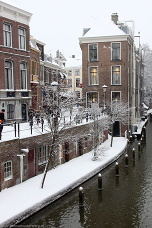 Utrecht in de sneeuw