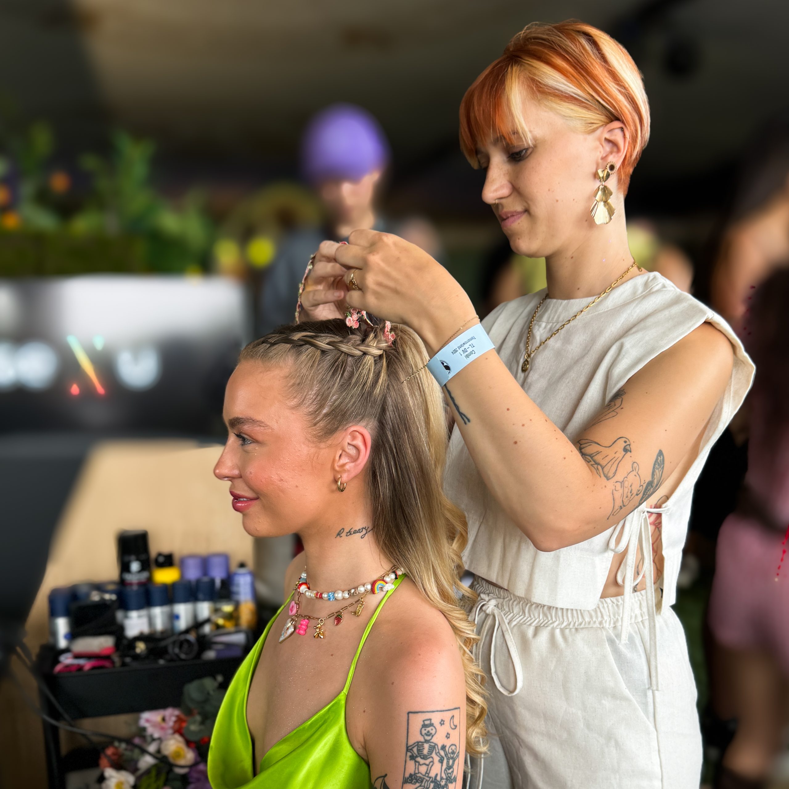 Hairstyling Gekke Kapsels Event entertainment kinderanimatie Festival kapsels