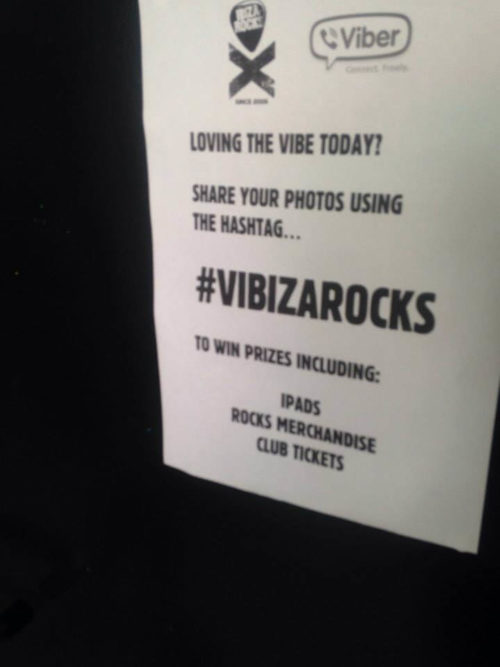 Ibiza rocks viber campaign - ibiza staffing and hostess agency