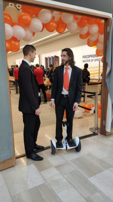 Xiaomi UK Westfield store launch promotional staff