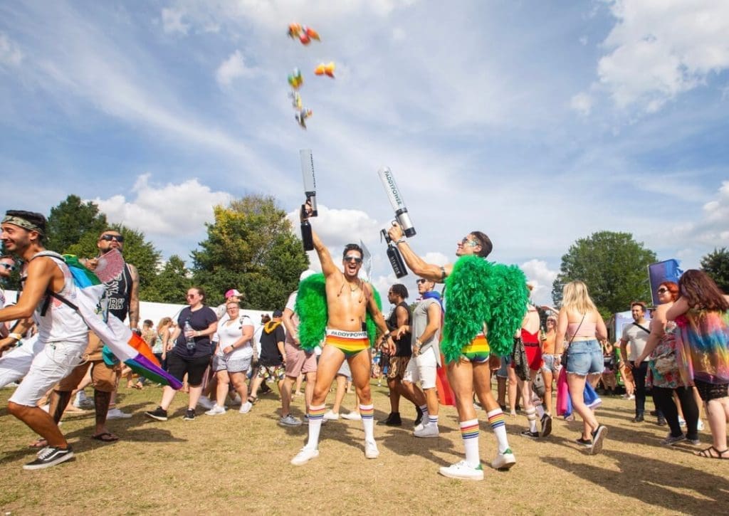 festival hospitality and promotional staff for paddy power at brighton pride
