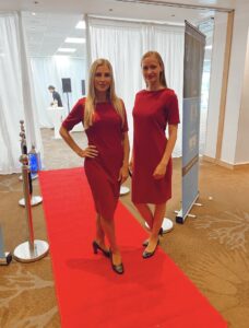 Corporate Hostesses in London working at a VIP event