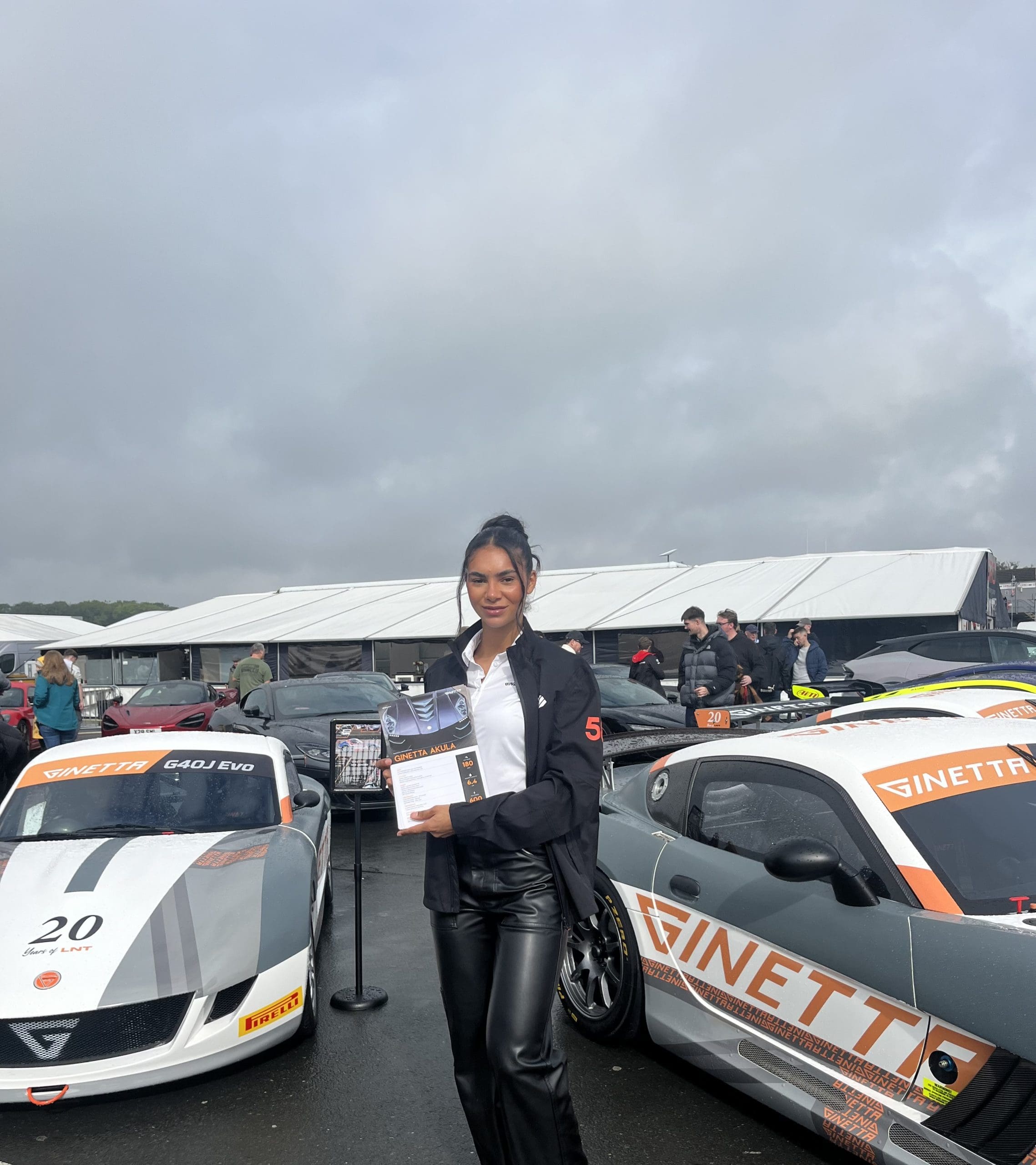 VIP hospitality staff at a Ginetta Cars automotive launch