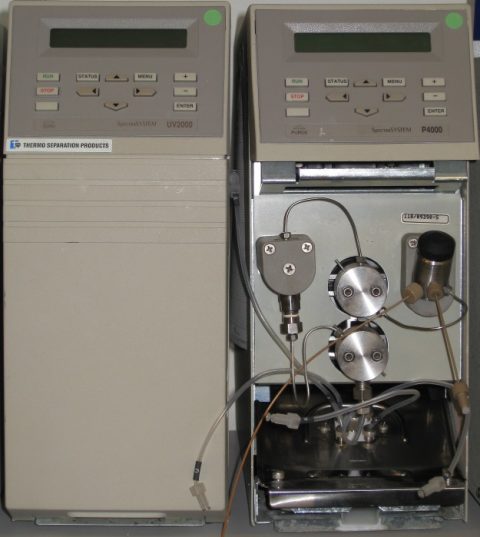TSP P4000 pump, UV2000 UV detector