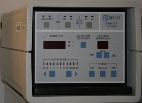 Dionex conductivity detector (flow cell not included)