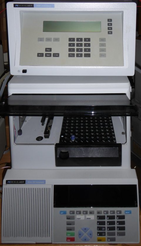 Perkin Elmer 200 AS and 795A UV detector