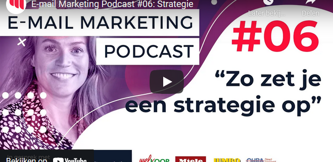 Podcast over e-mailmarketing en strategie