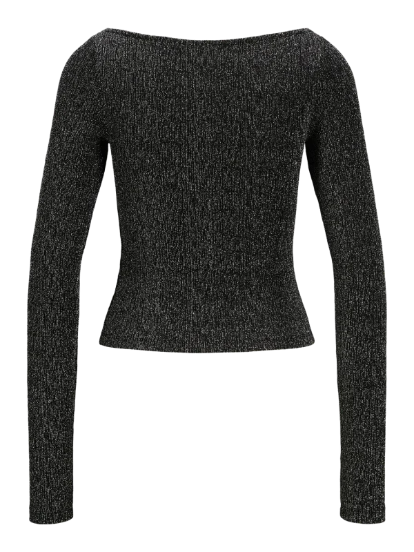 JXSIGGA STR GLITTER BOATNECK LS TOP JRS - Bild 4