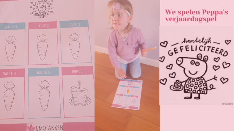 Peppa Pigs verjaardagsspel gezin