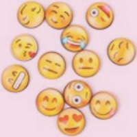 Koelkastmagneten Emoji – 2X2 cm – 13 stuks