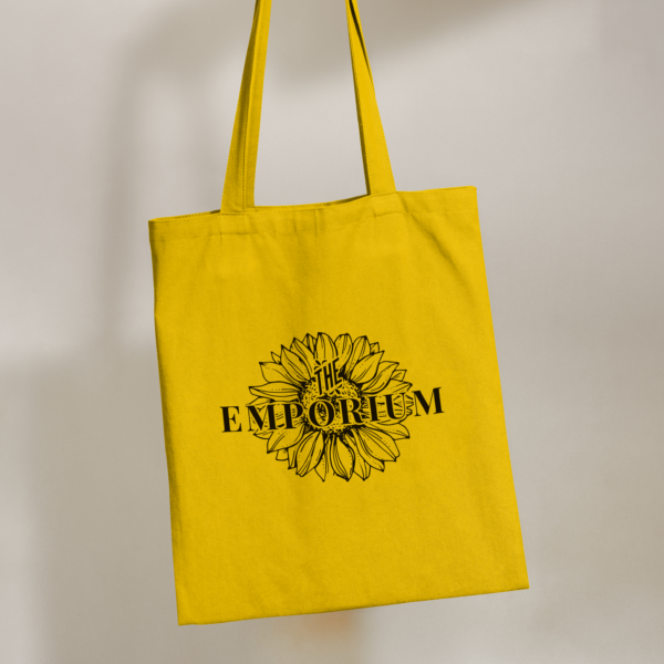 Small Yellow Tote Bag