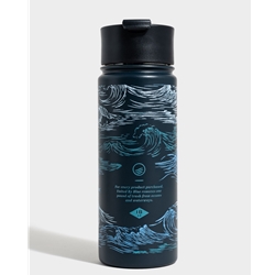 United By Blue Waves 18Oz Insulated Steel Travel Bottle