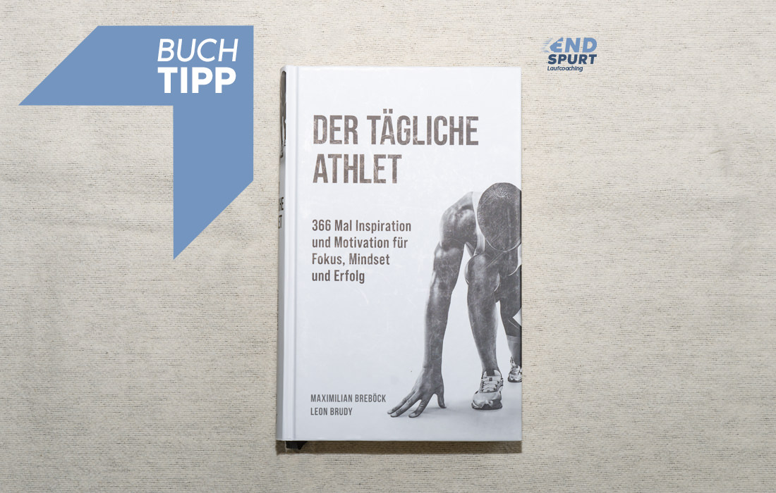 Blick auf das Cover des Buchtipps Der tägliche Athlet