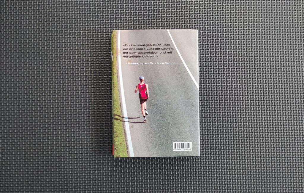 Ansicht der Rückseite vom Buchtipp Runners High