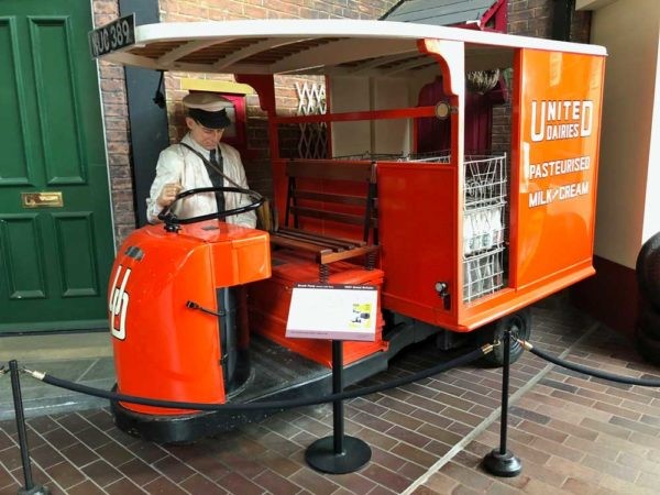 Electric Milk float from 1947