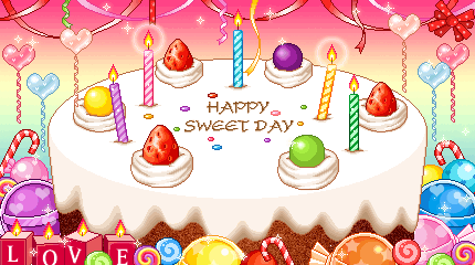 GIF Auguri Buon Compleanno - Happy Sweet Day