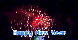  GIF Buon Anno 2019 - Happy new Year -fuochi d'Artificio