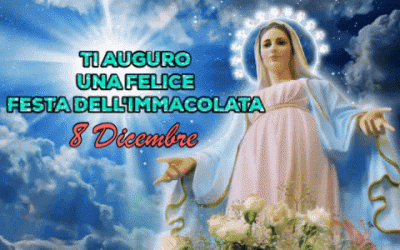 GIF Buona Festa dell'immacolata