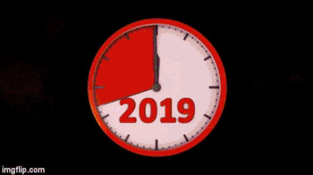 GIF conto alla rovescia Buon Anno 2020 countdown