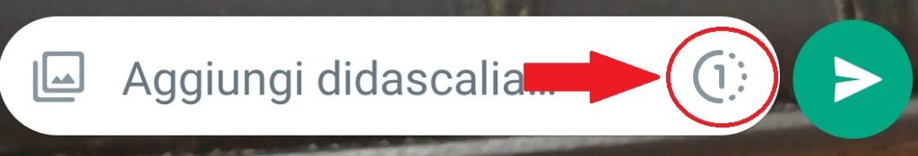 pulsante invia solo una volta whatsapp