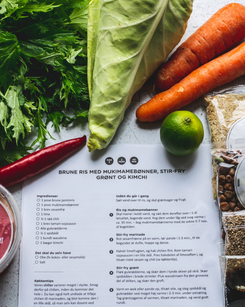 Vegansk måltidskasse
