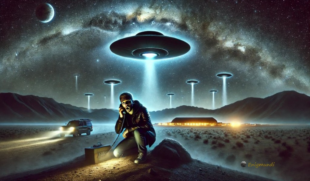 Immagine sull'Area 51 creata con AI