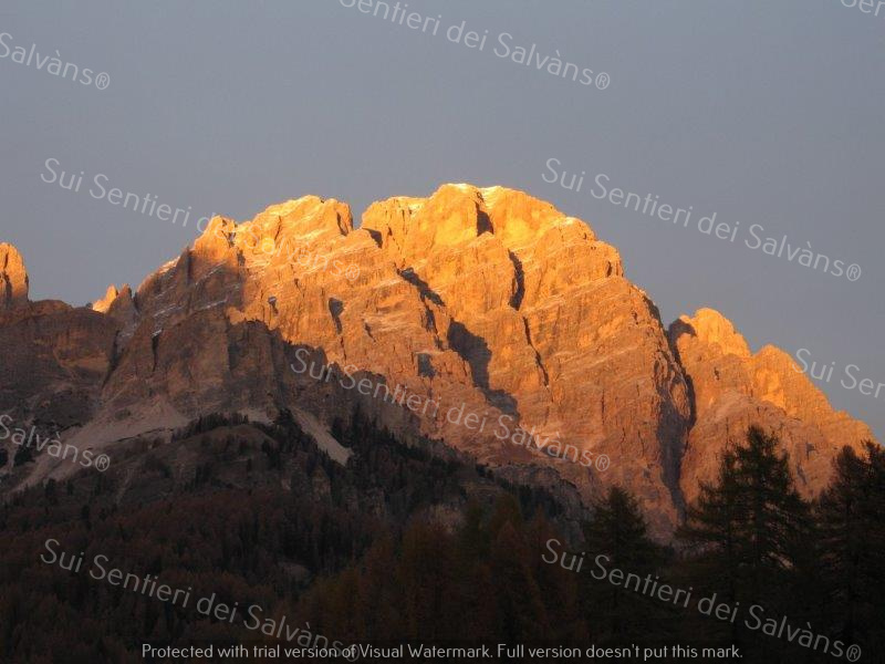 Le Dolomiti venete - Monte Cristallo. Foto gentilmente concessa da Monica Dandrea Sui Sentieri dei Salvàns®.