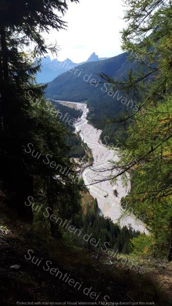 Secca, del torrente Boite (Bóite in ladino ampezzano) - Cortina D'Ampezzo - Dolomiti bellunesi.