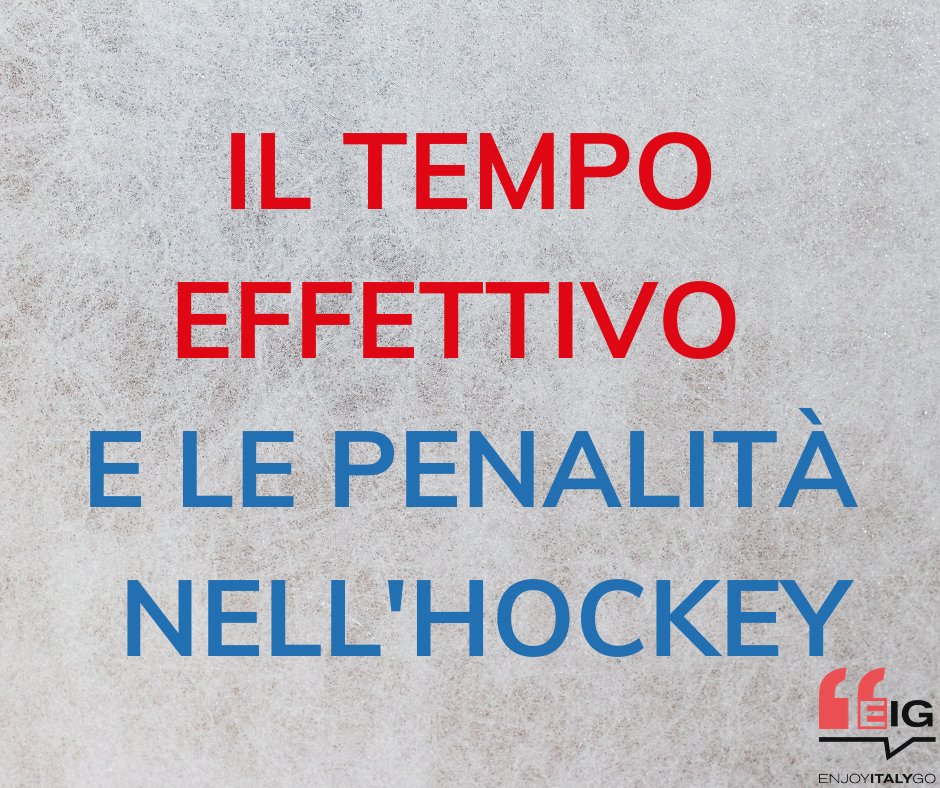 Il tempo effettivo e le penalità nell'hockey