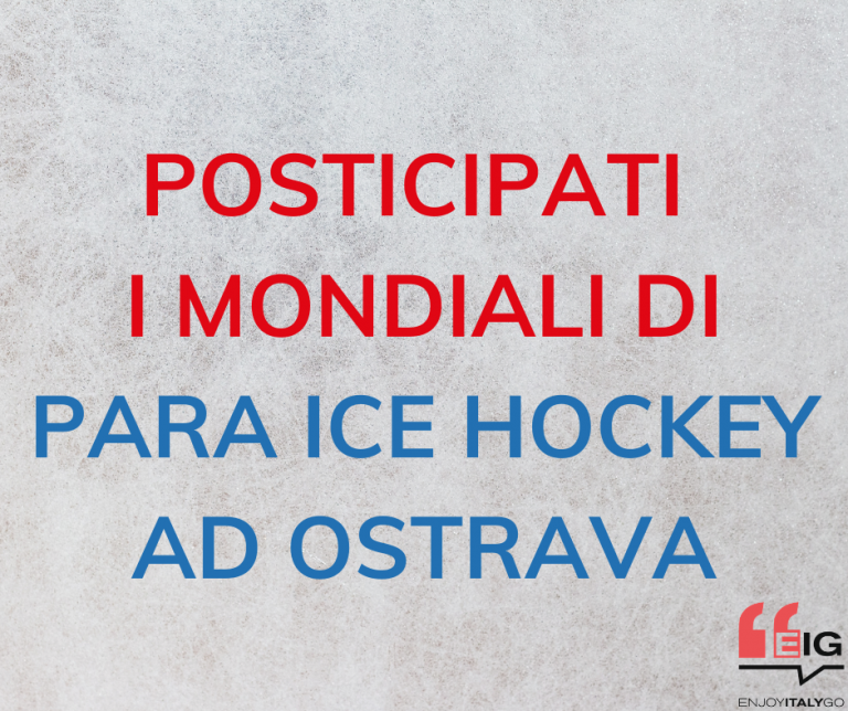 Posticipato il campionato mondiale di Para Ice Hockey a Ostrava Posticipato il campionato mondiale di Para Ice Hockey a Ostrava