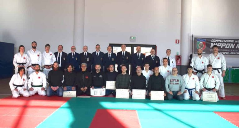 Nippon Kempo: esami di cintura nera e qualifiche istruttori Asd FINK