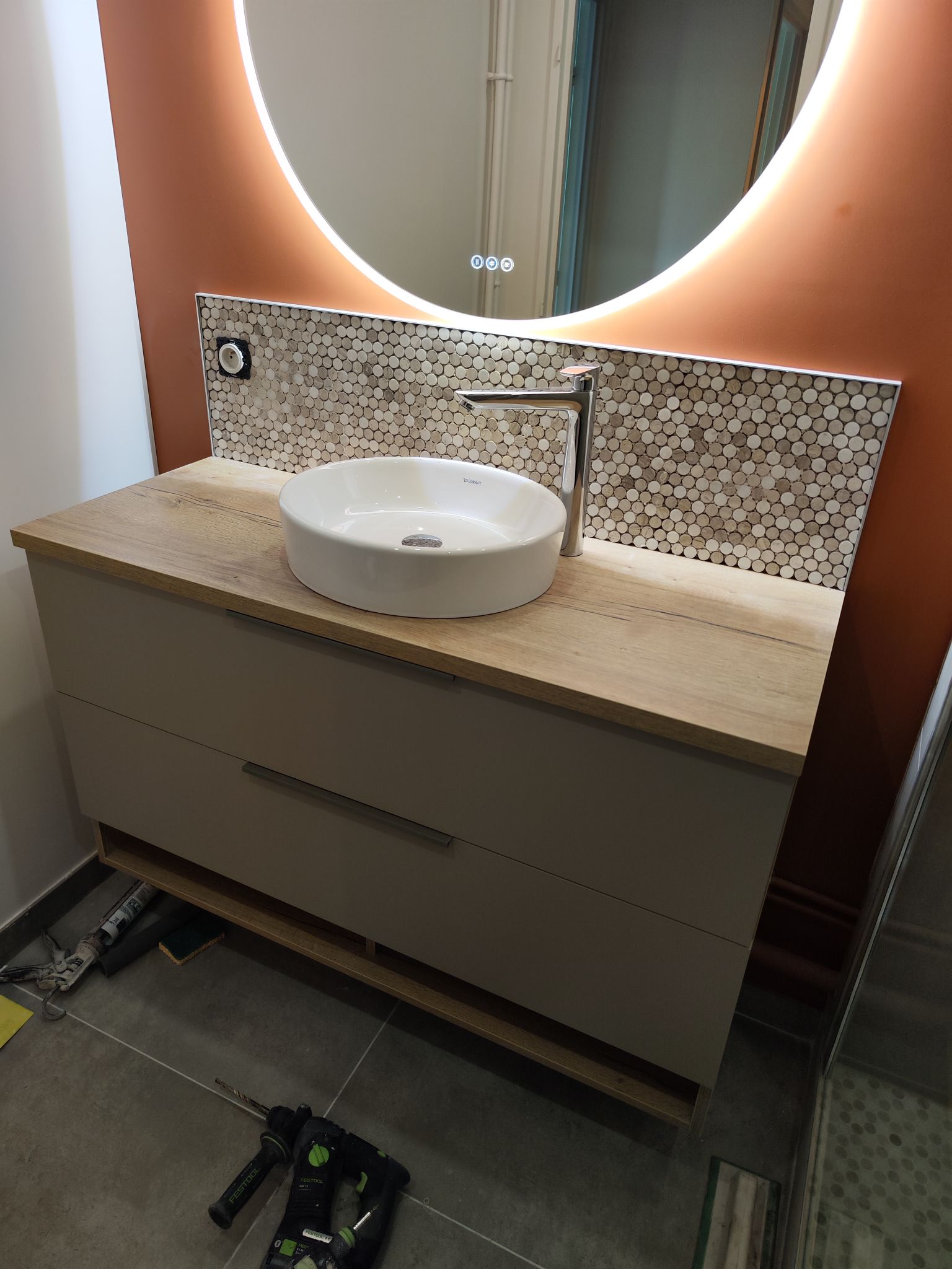 Rénovation création Salle de bains peintre en bâtiment 78